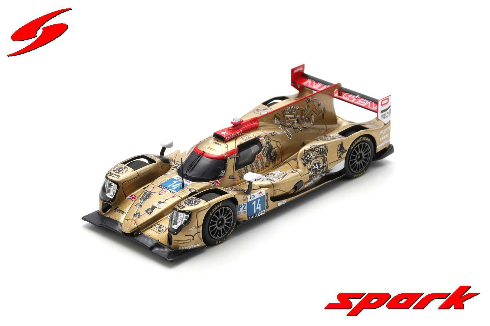 高評価の贈り物 No.14 Gibson - 07 Oreca Nielsen R 2023 24H Mans Le Racing モデルカー