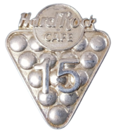 Cafe Staff - Anniversary - 15th Year Sterling Silver Rack of Billiard Balls 925