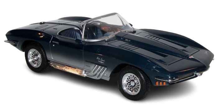 1961 Chevrolet Corvette Convertible Concept Car Mako Shark I | Model Cars |  hobbyDB