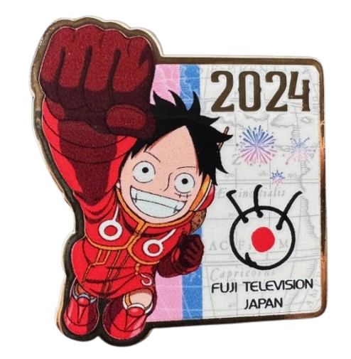 Fuji Television Luffy Paris 2024 Pin | Pins and Badges | hobbyDB