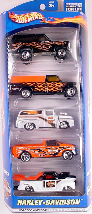 Hot wheels harley davidson 5 pack new arrivals