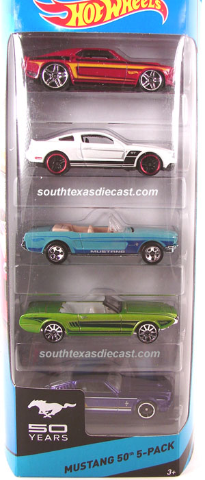 Hot wheels mustang 50 years 5 pack hotsell