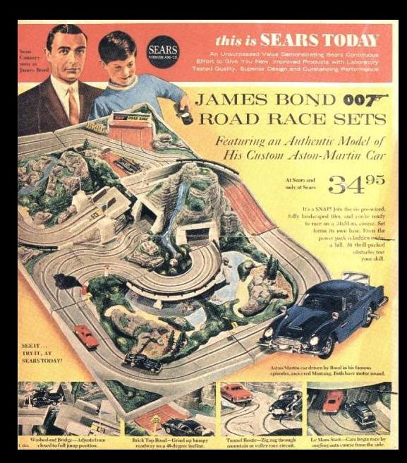James bond road race sales set