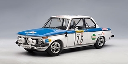 商品画像：1/18 Autoart BMW 2002 TAP PORTUGAL RALLY 1972 WINNER 2