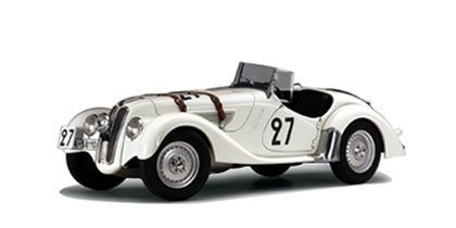 AUTOart BMW 328 Roadster Mille Miglia 1938 No. 109 | Model Racing Cars |  Scale18