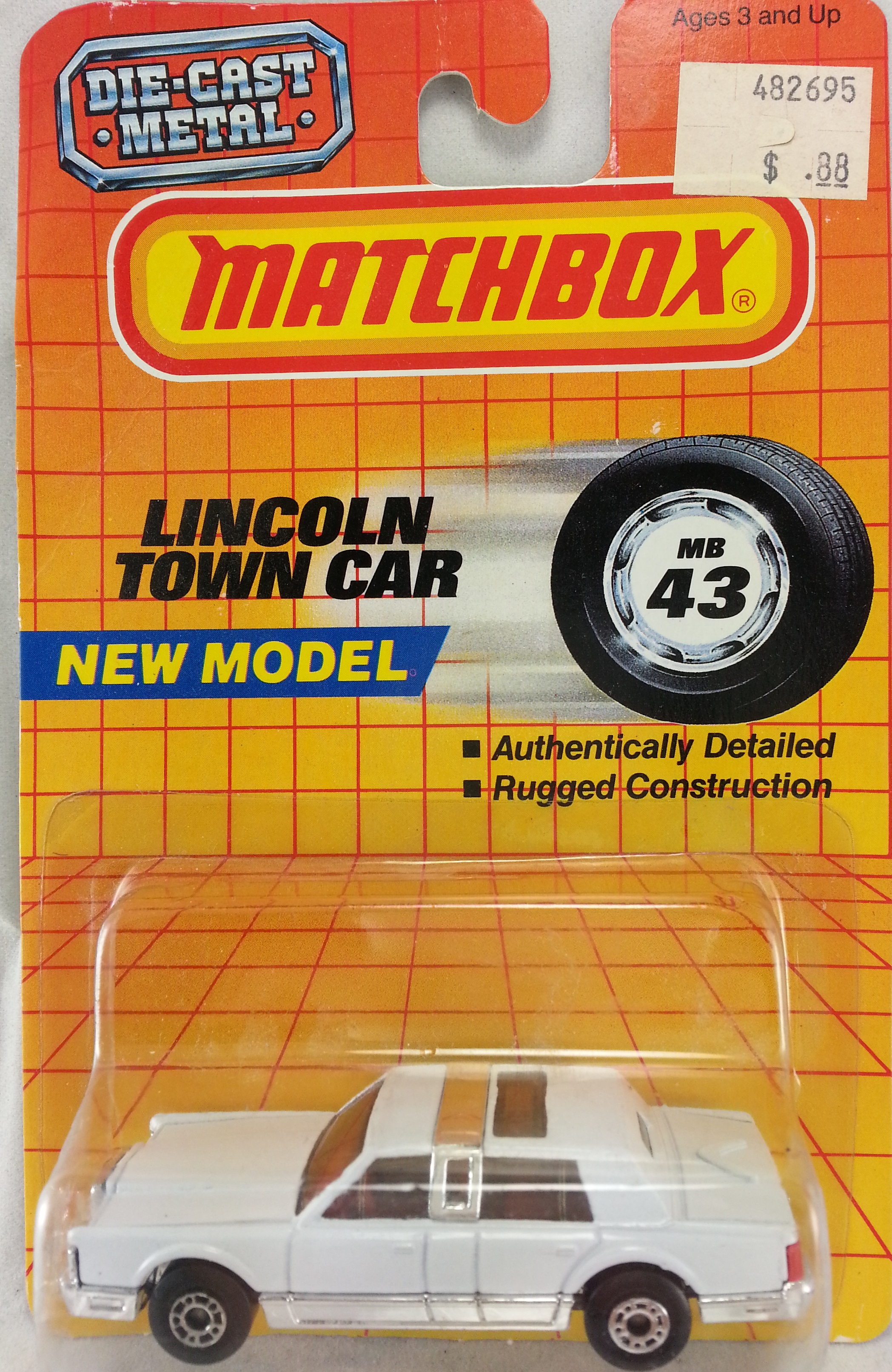 Matchbox lincoln town car sales