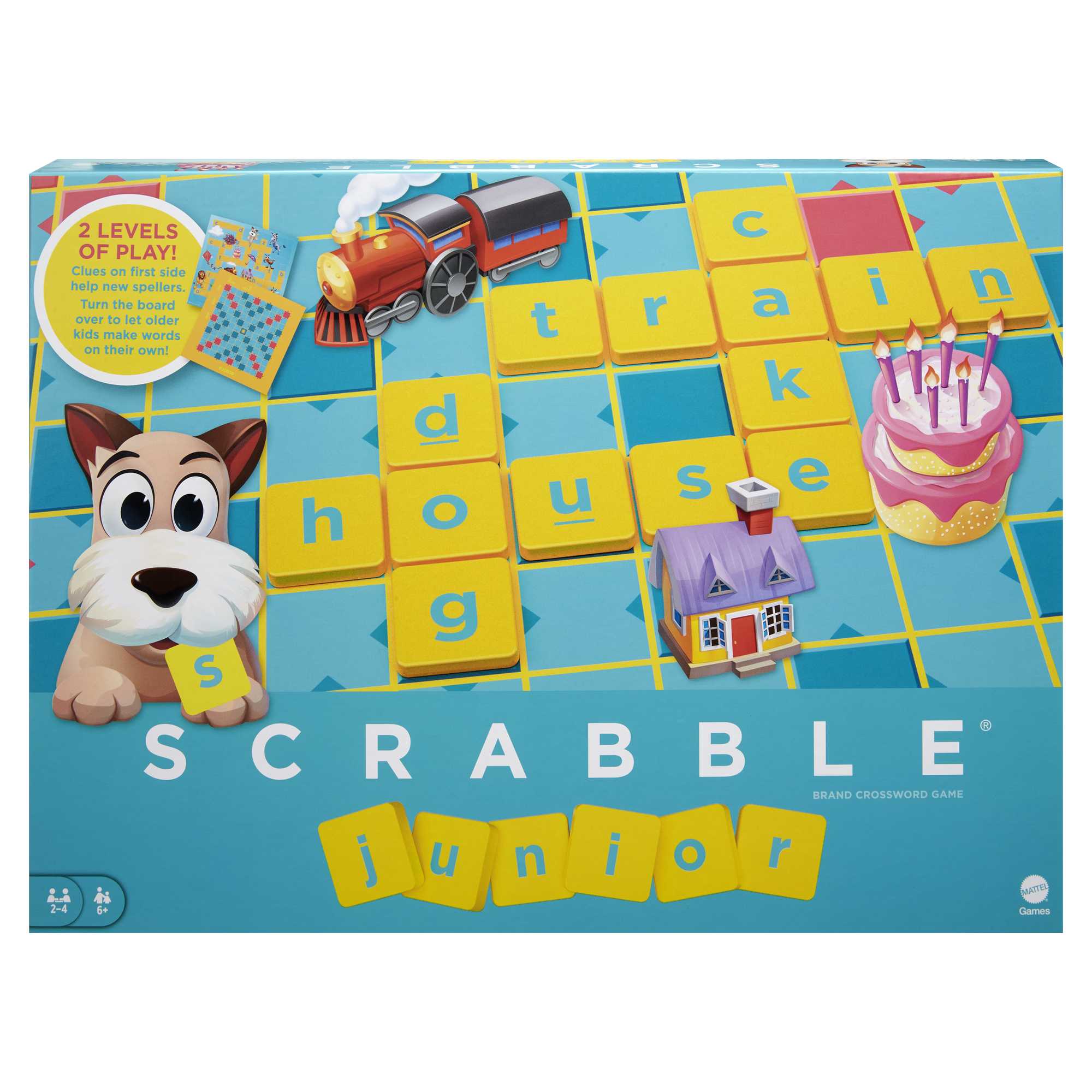 Scrabble Junior Kids Crossword Board Game Board Games hobbyDB
