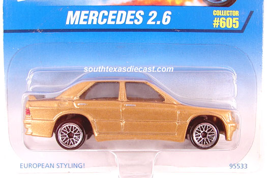 Hot wheels top mercedes 2.6