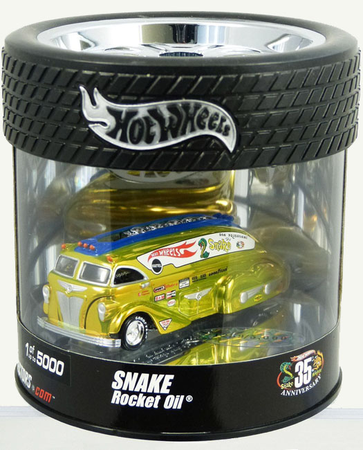 1*3様 Hot Wheels Snake Rocket Oil 1 of 50 Hot Wheels Snake Rocket Oil SIGNED SAMPLE Oil Can 35th