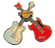 Fire and Ice Crossed Guitars