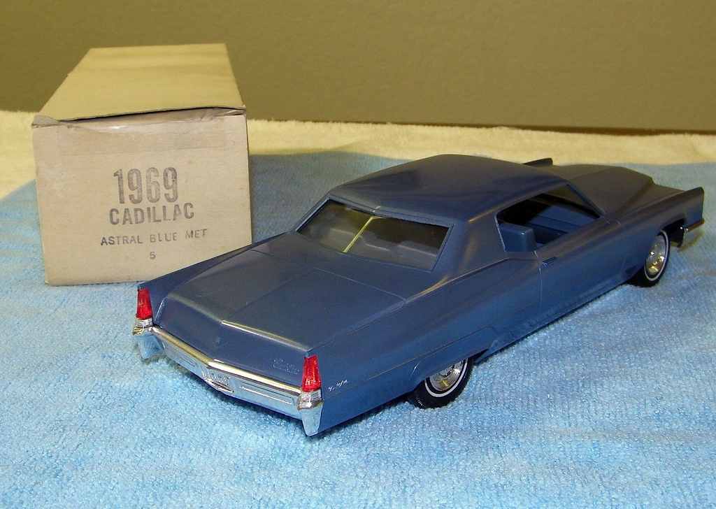 1969 Cadillac Coupe deVille Promo Model Car Model Cars hobbyDB