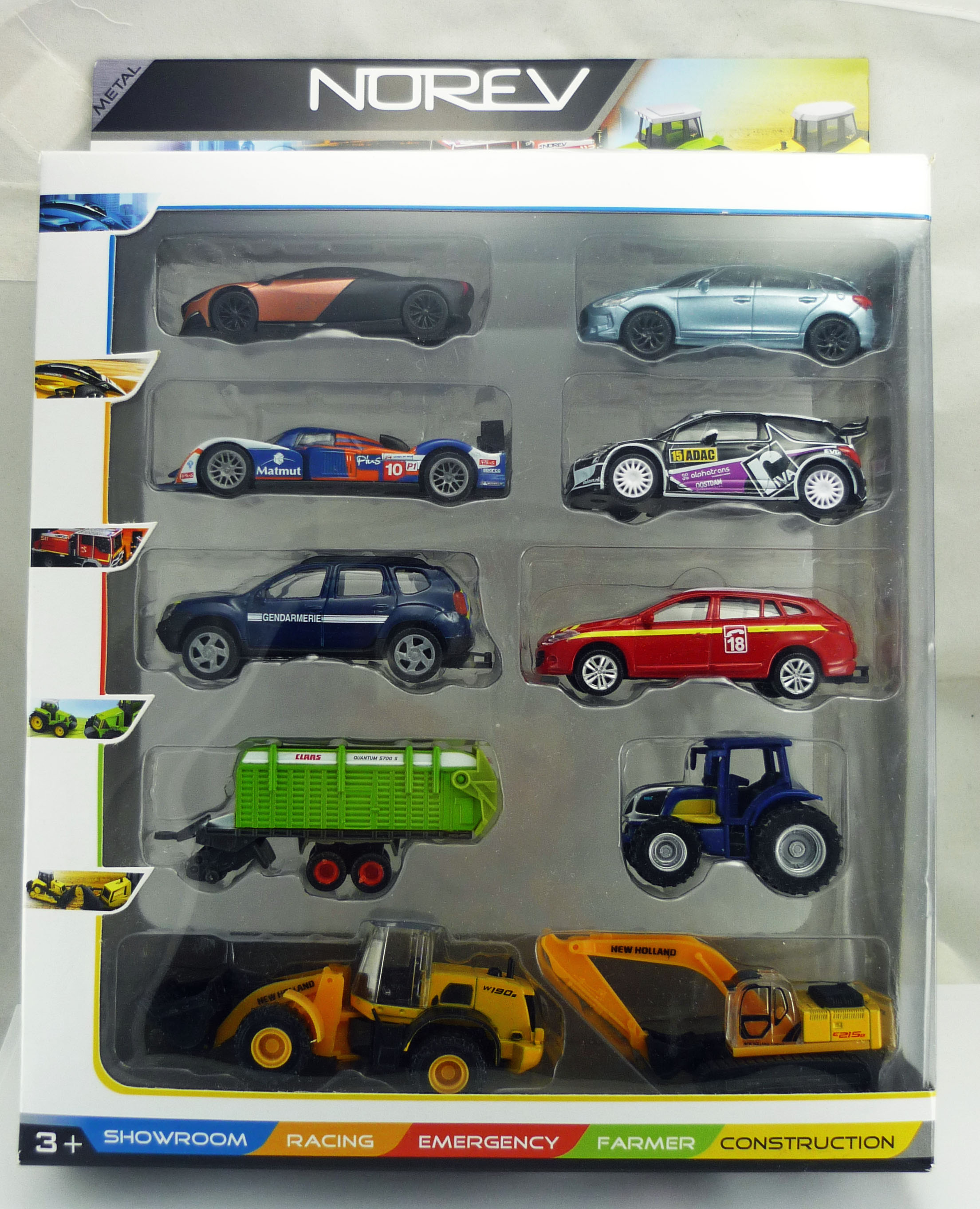Norev Square Pack 10 Pieces | Model Vehicle Sets | hobbyDB