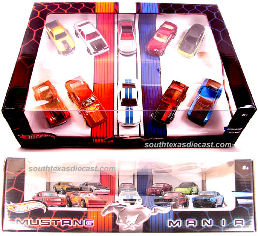 Hot Wheels Mustang Mania 10 car set Model Vehicle Sets hobbyDB