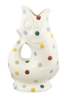 Polka Dot Gluggle Jug