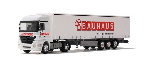 建設車両、作業車 1/87 Herpa MB Actros LH '02 Jumbo