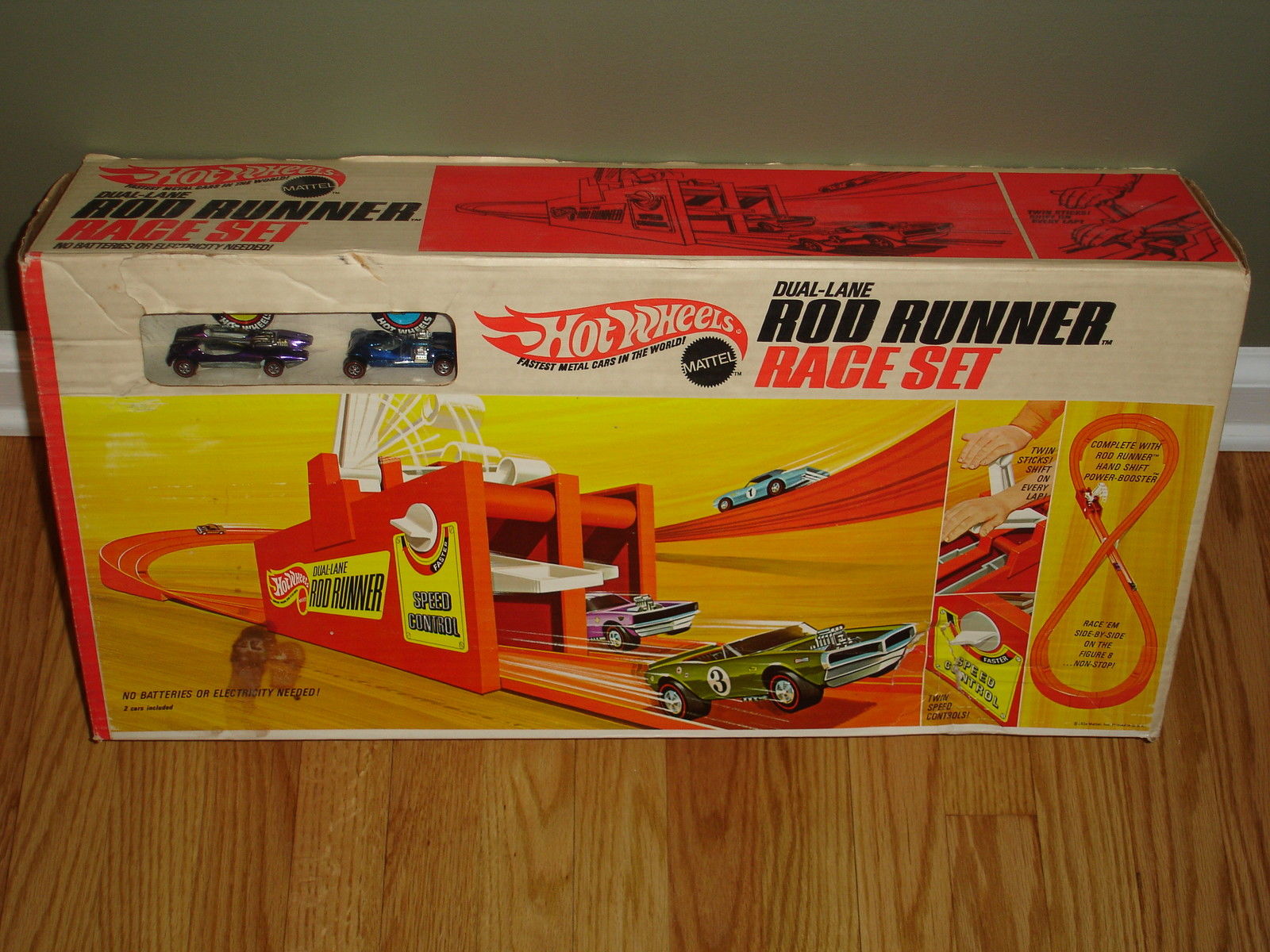 Rod Runner AND Dual Lane Rod Runner stickers decals Hot Wheels!