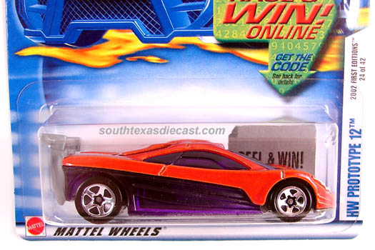 HW Prototype 12 2002 First Editions Hot Wheels 