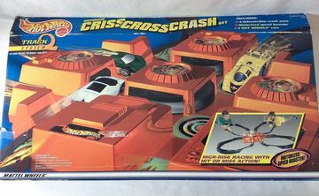 Hot wheels criss cross crash set new arrivals