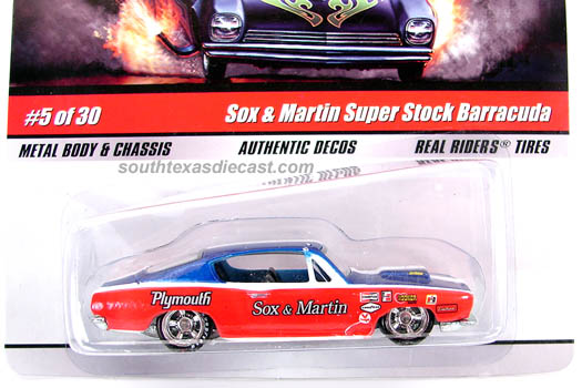 Sox and Martin Super Stock Barracuda | Model Racing Cars