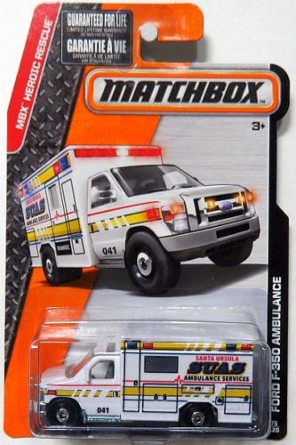 Matchbox ford hot sale e350 ambulance