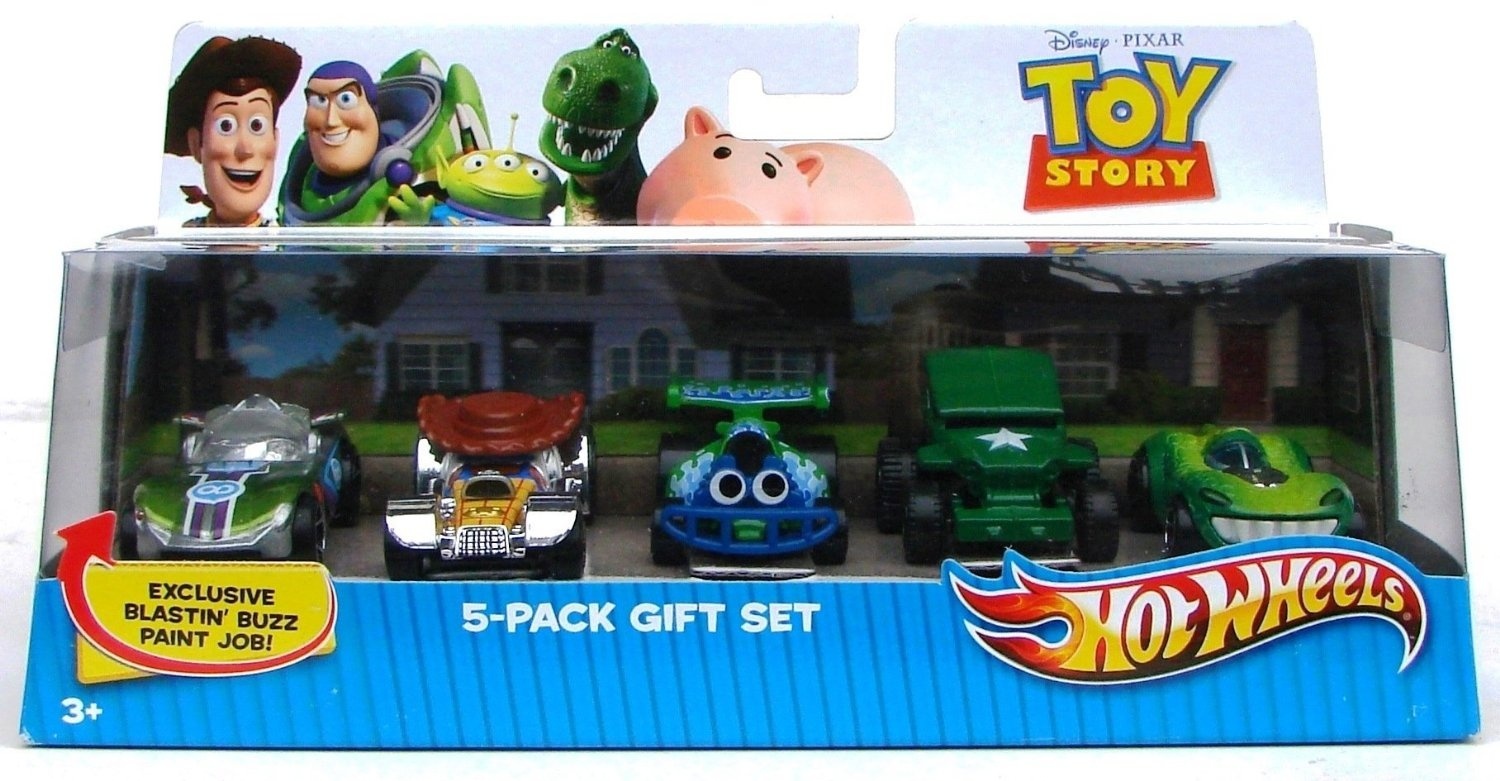 Hot wheels toy clearance story 5 car pack