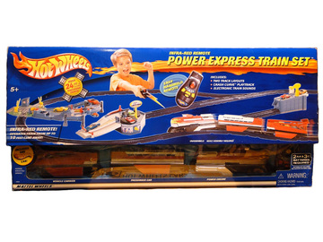 Hot wheels power express train set new arrivals