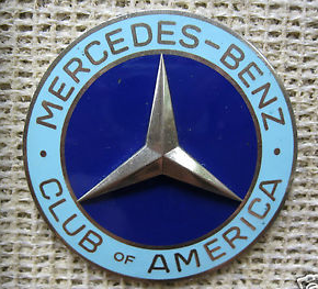 Mercedes-Benz Club Of America Car Badge, Car Badges