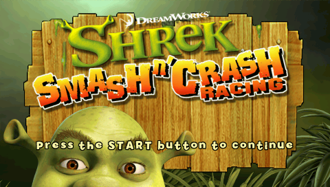 Shrek Smash n' Crash Racing PS2 Usado