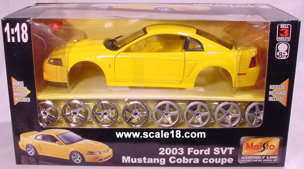 2003 Ford Mustang SVT Cobra Model Car Kits hobbyDB