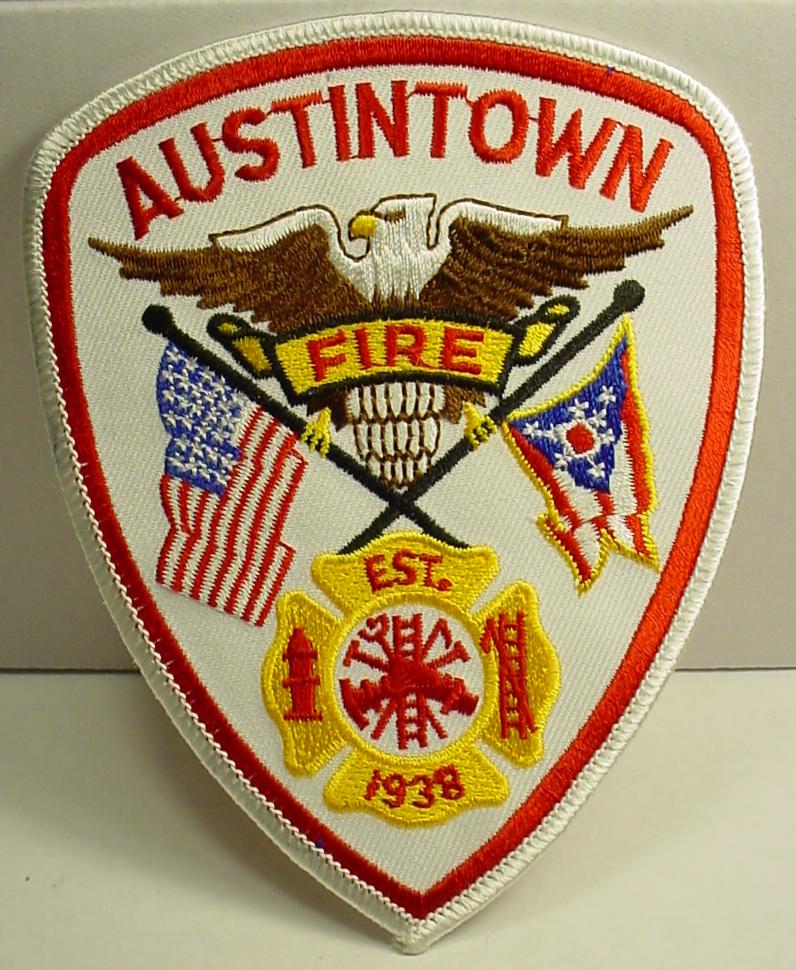 Austintown Ohio Fire Department Uniform Patches hobbyDB