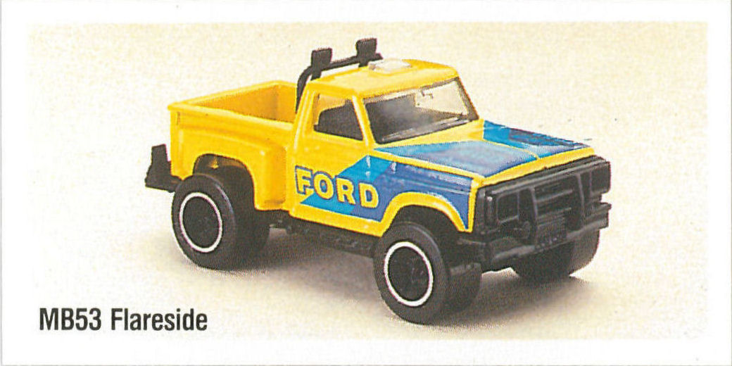 Matchbox Miniatures Collection Card MB53 Trading Cards (Individual