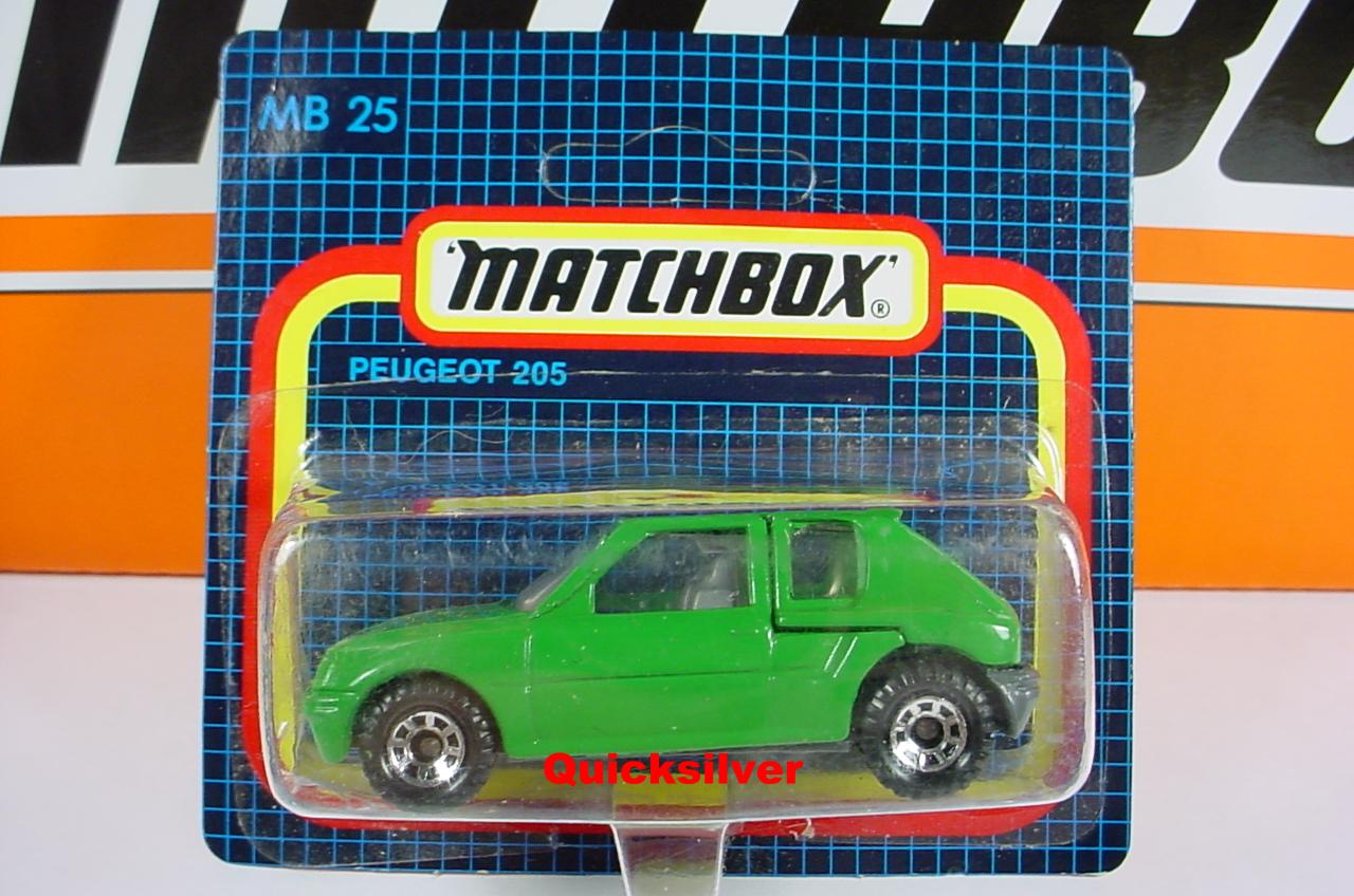 Matchbox peugeot 205 top