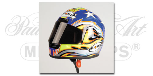 高級素材使用ブランド Helmet Ben Bostrom 2001 Laguna Seca Suomy Helmet | Sports F1