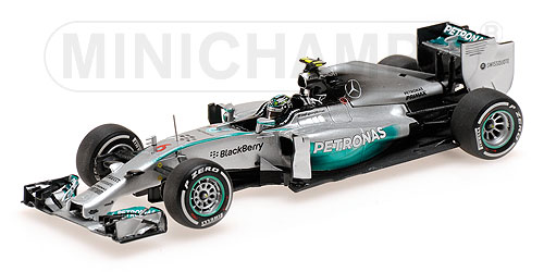 メルセデスF1 W05.ルイスハミルトン　Abū DhabīGP 1/43