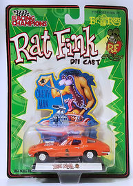 Racing Champions Rat Fink ダイキャストモデル Racing Champions Rat Fink Mod Rods Purple Die Cast w/Monster