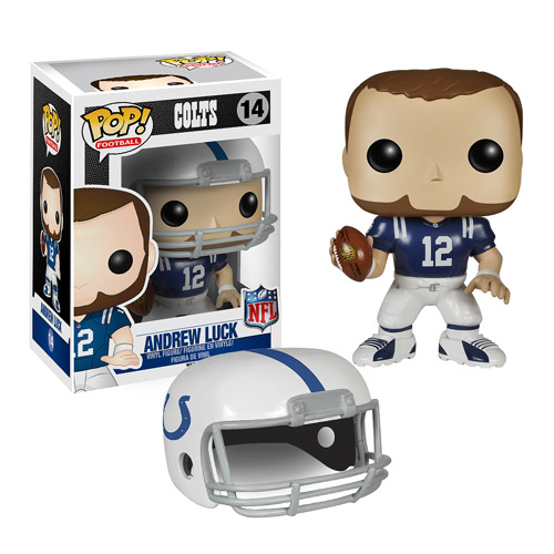 Andrew Luck #45 Facsimile Signed Reprint Laser Autographed Funko POP!  Football NFL: Indianapolis Colts Figurine with Protector Case - Hall of  Fame Sports Memorabilia