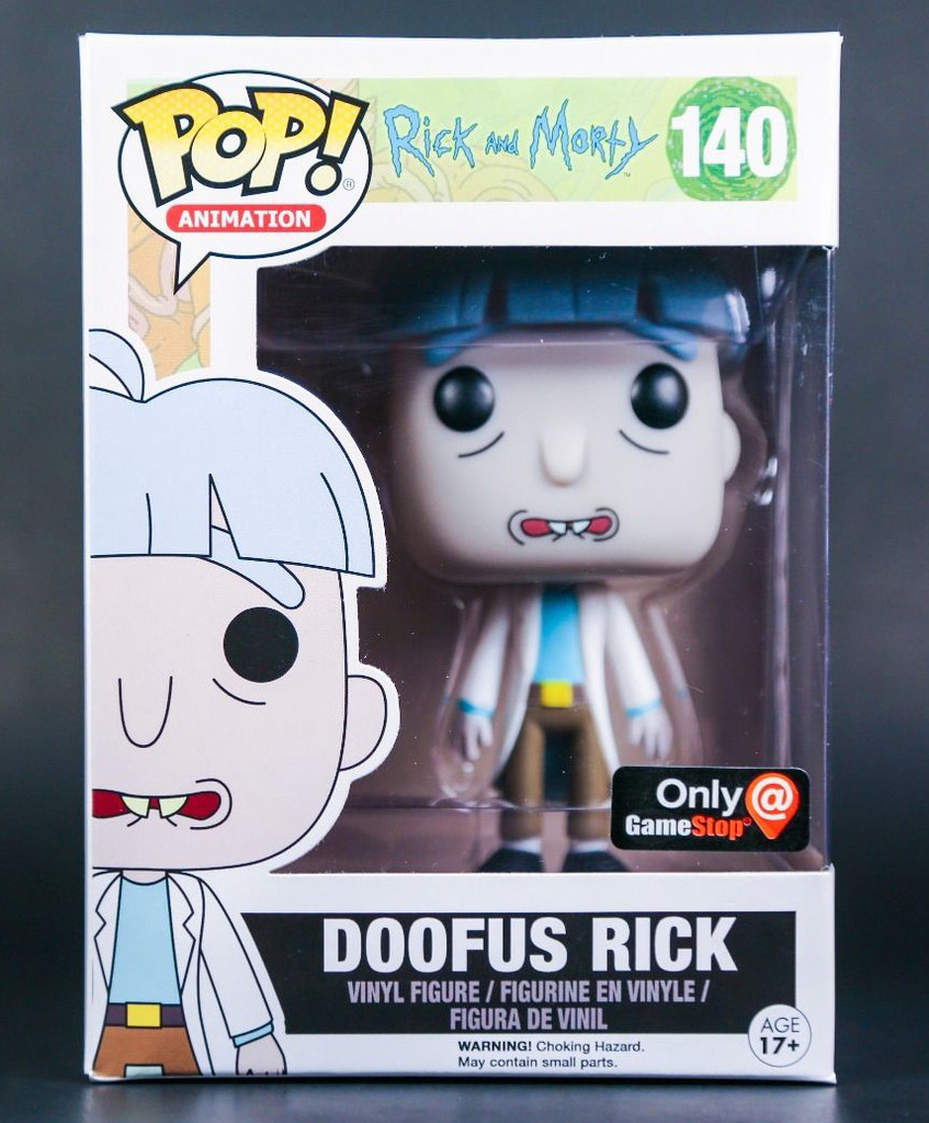 Animation #140 Vinyl Figur Funko Doofus Rick The Rick and Morty TV Show POP 