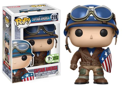 ECCC 2017 Captain America Emerald City WWII Avengers #219 Details about   Funko Pop 