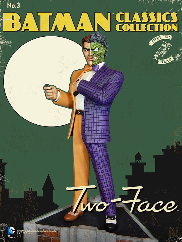 BATMAN CLASSIC COLLECTION TWO-FACE MAQUETTE/STATUE BY TWEETERHEAD
