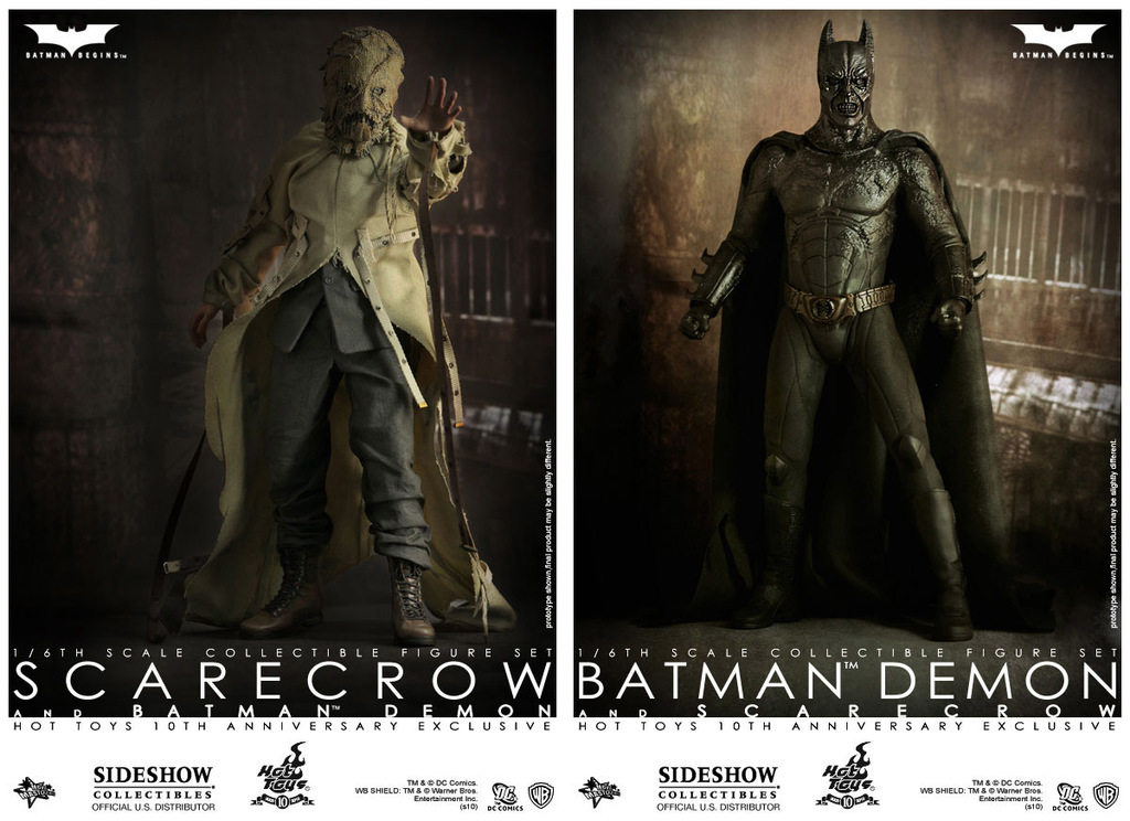 Hot Toys Batman Begins 鬼バットマン&スケアクロウ ムービー・マスターピース】『バットマン ビギンズ』1／6