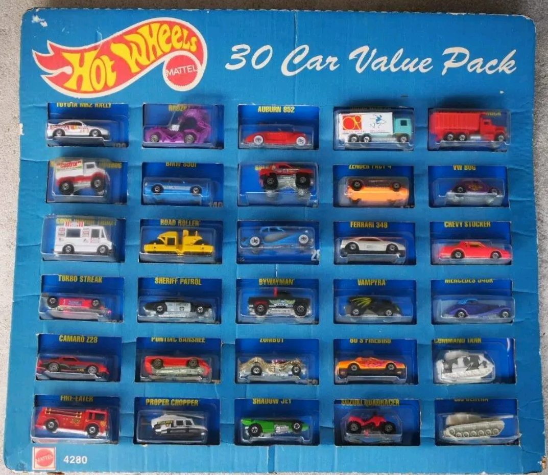 Hot wheels value pack store