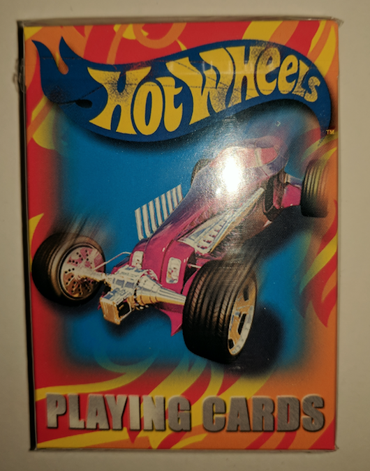 Hot wheels discount playing cards