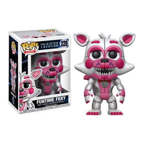  Funko Pop! Games: FNAF Sister Location- Jumpscare Funtime  Foxy-Collectible Figure - Summer Convention Exclusive : Toys & Games