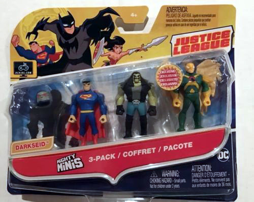 Darkseid baf Justice League Action Mighty Minis 3-Pack Superman Lobo Hawkman 