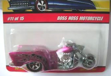 Amazon.com: Hot Wheels - Blue Motorcycle #8 - Boss Hoss #166