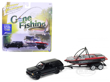 1992 GMC Typhoon with Boat and Trailer, Model Vehicle Sets