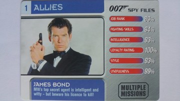 Remote Control Phone #26 Q Branch 007 Spy Files 2002 James Bond Trade Card C1857 