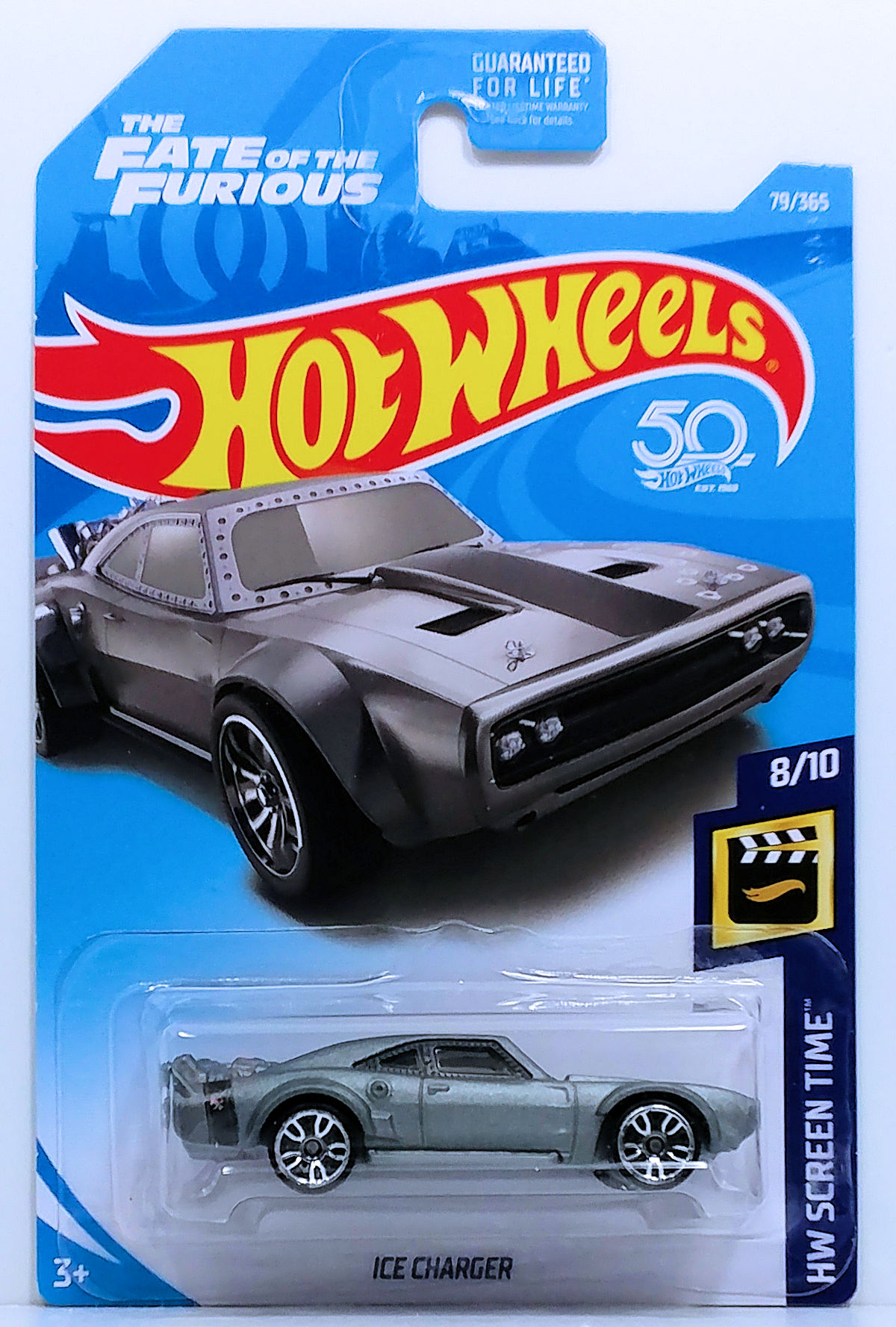 Hot Wheels New For 2017 HW Screen Time #266 Fate of the Furious ICE Charger Grey 