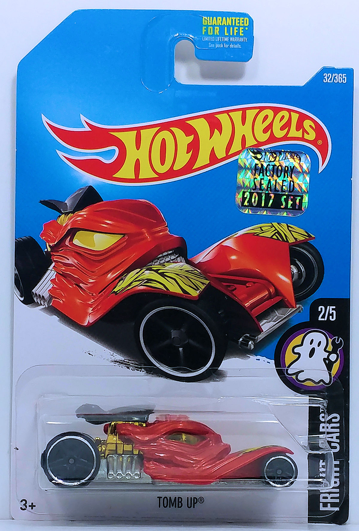 Hot Wheels 2017 #032/365 TOMB UP red Fright cars 