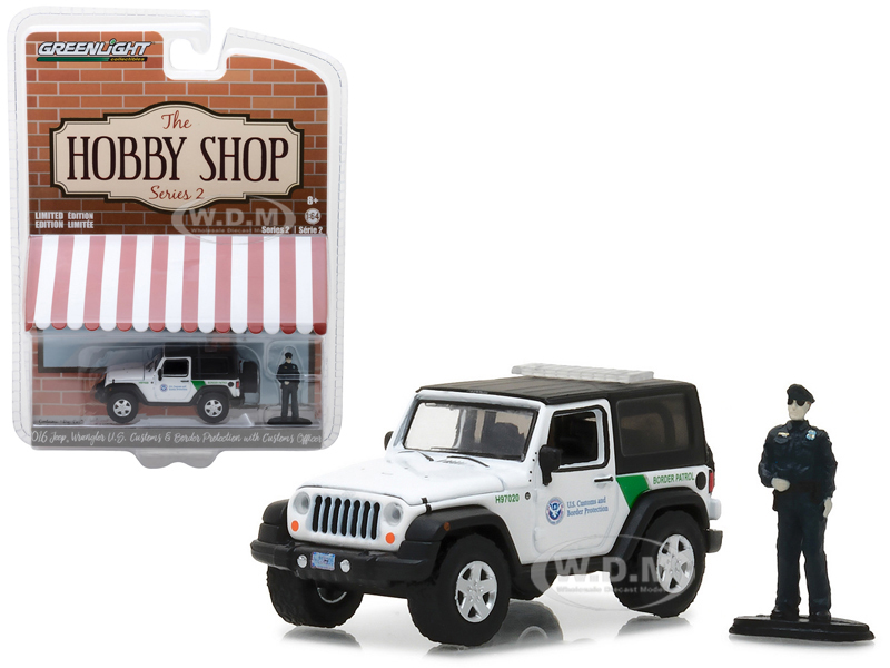 2016 Jeep Wrangler Customs and Border Protection with Officer | Model  Trucks | hobbyDB